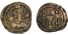 Sasanian empire, Bahram V, AE Pashiz, R, fine, 1.42 g/ 14mm