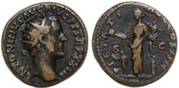 ANTONINUS PIUS, 138-161 AD. Æ Dupondius (11.03 gm)