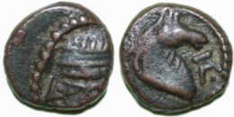 KINGS of PARTHIA. Vologases I (AD 50-77/8). Æ Chalkon