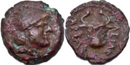 PARTHIAN EMPIRE. Phraates II (138-127 B.C.) AE Chalkous