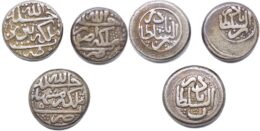 Afsharid: Nadir shah, group lot of 3 AR 6 Shahi, various mints and dates