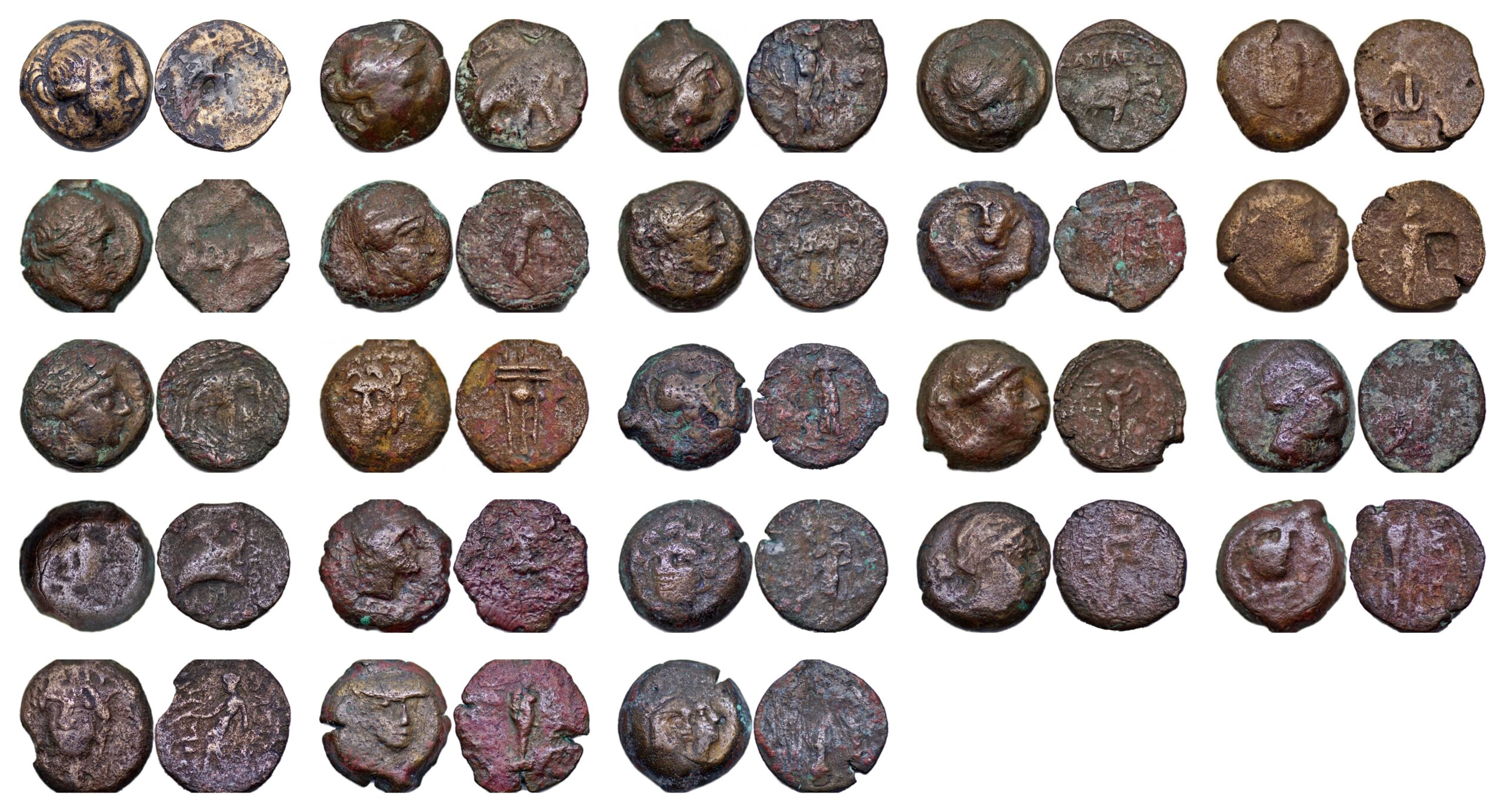 Group lot of 23 Seleucid AE coins