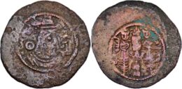 ARAB-SASANIAN: Anonymous, ca. 690-710, AE pashiz