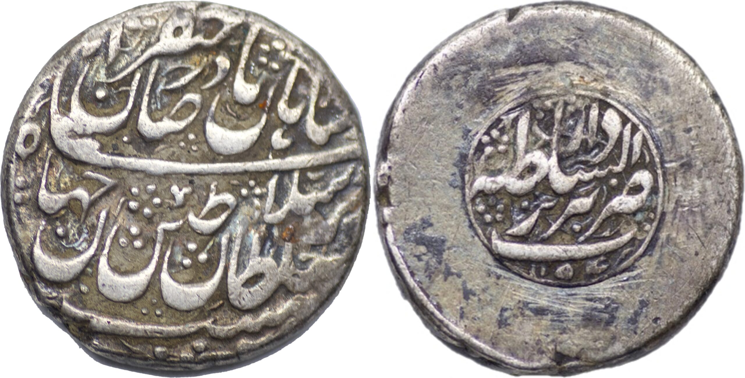 AFSHARID: Nadir Shah, 1735-1747, AR rupi, Tabriz, AH1154