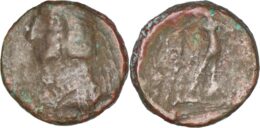 PARTHIAN EMPIRE. Phraates III. 70-58/7 BC. AE Chalkon