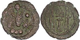 SASANIAN EMPIRE. Yazdgard II, AD. 438-457. AE Pashiz