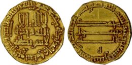 ABBASID: al-Rashid, 786-809, AV dinar, No mint (Madinat al-Salam), AH192