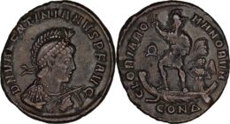 Roman Empire. Valentinian II, AE Centenionalis, 378-383, Constantinople