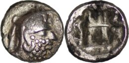 PERSIS KINGDOM: Unknown king, Drachm, 2nd century BC; AR Obol