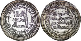 Umayyad: Temp ‘Umar ibn Abd al-Aziz. (AH 99-101 / AD 717-720). AR Dirham. Damascus, AH 100.