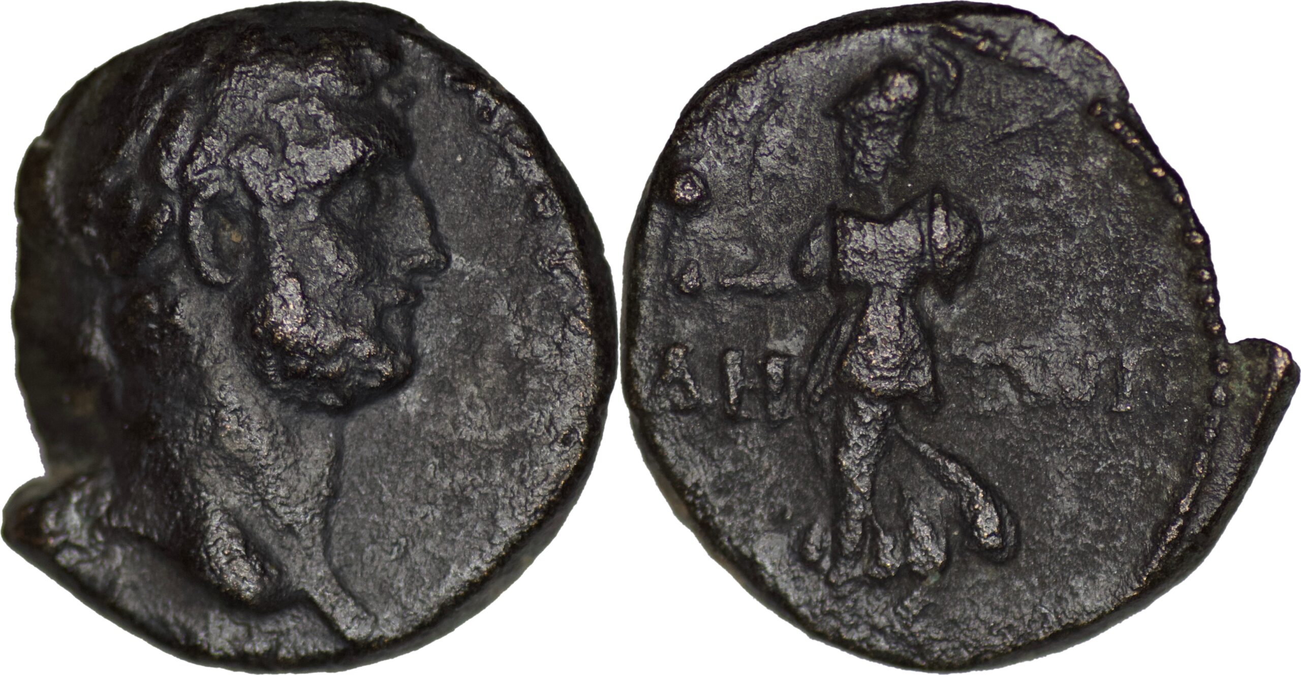 Pamphylia, Side. Hadrian. A.D. 117-138. AE