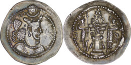 Sasanian Empire. Varhran V (Vahram) (420-438). AR Drachm