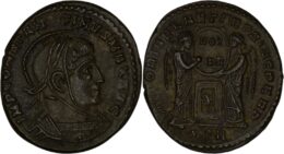 Roman Imperial. Constantinus I. (AD 307 – 337). Æ Follis. Treveri mint