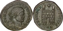 Roman Imperial. Constantine II, as Caesar (AD 324-325). Æ Nummus