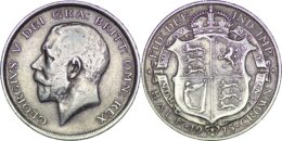 United Kingdom. George V (1910-1936). Silver 1/2 Crown 1915
