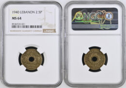 Lebanon. 2 Girush / Piastres. 1940