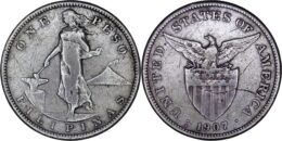Philippines. Silver Peso. 1907 S