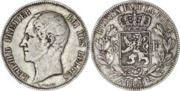Belgium. Leopold I (1831-1865). Silver 5 Francs. 1849