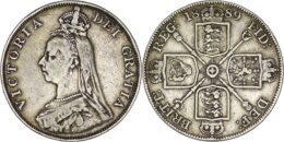 Great Britain. Victoria (1837-1901). Silver 2 Florin. 1889