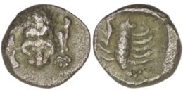 Caria. Mylasa. (Circa 450-400 BC). AR Hemiobol