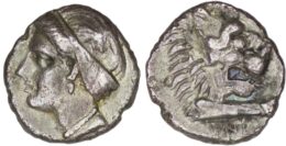 Caria, Cnidus. (387 – 300 BC). AR Drachm