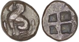 Ionia. Chios (400-380 BC). AR Drachm