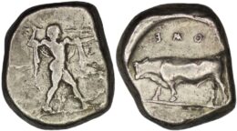 Poseidonia. Lucania (445-420 BC). AR Stater