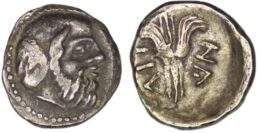 Sicily. Aitna-Inessa (Circa 470-450 BC). AR Litra
