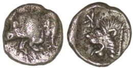 Mysia. Kyzikos. 5th Century BC. AR Obol