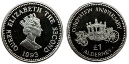 Great Britain. Silver 1 Pound 1993