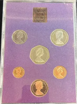1980 Royal 7 coins mint set