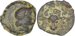 Parthian Empire. Phraates II (132-127 BC). Æ Chalkous